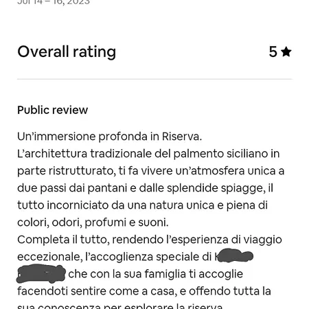 Il Nido, Calamosche Noto